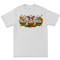Dove Grey christmas cupcake with gingerbreads bbs Premium Tee - BundleAndBundleShop