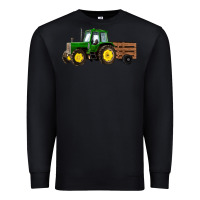 Black farm tractor Premium Sweatshirt - RanaPortraitStore