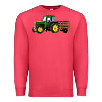 Cardinal farm tractor Premium Sweatshirt - RanaPortraitStore