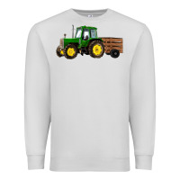 Dove Grey farm tractor Premium Sweatshirt - RanaPortraitStore