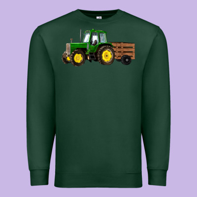 Farm Tractor Premium Sweatshirt Designed By Ranaportraitstore