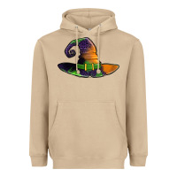 Mushroom Purple leopard witch hat Heavyweight Hoodie - Jasminsmagicworld