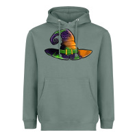 Sage Purple leopard witch hat Heavyweight Hoodie - Jasminsmagicworld