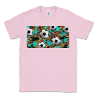 Bubblegum Pink western leopard camouflage turquoise soccer licence plate template Classic Tee - Artiststas