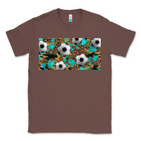 Chestnut western leopard camouflage turquoise soccer licence plate template Classic Tee - Artiststas