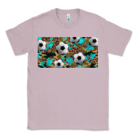 Lilac western leopard camouflage turquoise soccer licence plate template Classic Tee - Artiststas