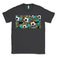 Smoke western leopard camouflage turquoise soccer licence plate template Classic Tee - Artiststas