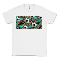White western leopard camouflage turquoise soccer licence plate template Classic Tee - Artiststas