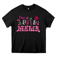 Black One loved mama Valentine's Day Heavy Core Tee - FaDigitalArtStudio