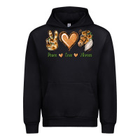 Black Peace Love Horses Urban Hoodie - Jasminsmagicworld