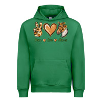 Emerald Peace Love Horses Urban Hoodie - Jasminsmagicworld