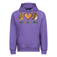 Tulip Peace Love Horses Urban Hoodie - Jasminsmagicworld