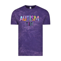 Cloud Purple Titi Pretty Art Autism Mom Vintage Tee - CowhideDigitalArt