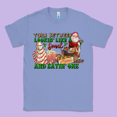 Torn Between Lookin Like A Snack And Eatin One Classic Tee Designed By Fadigitalartstudio