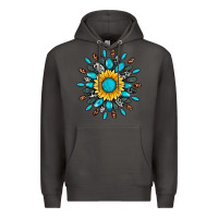 Smoke gemstone sunflower Premium Hoodie - Artiststas