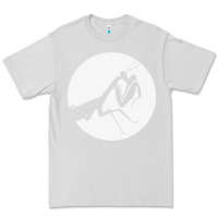 Dove Grey praying mantis Premium Tee - DesigneFamous