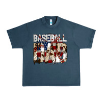 Midnight Navy baseball dad Urban Heavy Tee - Jasminsmagicworld