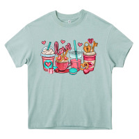 Arona valentines day coffee cups (1) Heavy Core Tee - OliviaCreatesArt