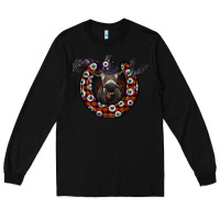 Black halloween donkey Long Sleeve Tee - SublimationCraftShop