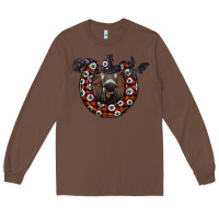Chestnut halloween donkey Long Sleeve Tee - SublimationCraftShop