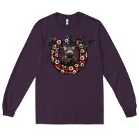 Plum halloween donkey Long Sleeve Tee - SublimationCraftShop