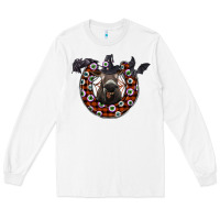 White halloween donkey Long Sleeve Tee - SublimationCraftShop