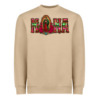 Mushroom nana floral aztec leopard Heavyweight Sweatshirt - Jasminsmagicworld