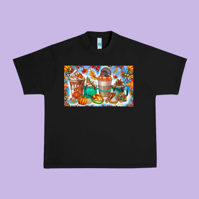 Thanksgiving Coffee Drink Kids Cup Urban Heavy Tee Designed By Cowhidedigitalart