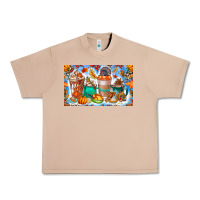 Burro Thanksgiving Coffee Drink Kids Cup Urban Heavy Tee - CowhideDigitalArt