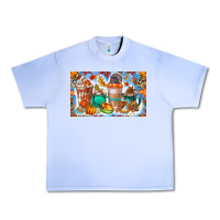 Grape Ice Thanksgiving Coffee Drink Kids Cup Urban Heavy Tee - CowhideDigitalArt