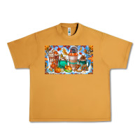 Peanut Butter Thanksgiving Coffee Drink Kids Cup Urban Heavy Tee - CowhideDigitalArt