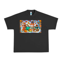 Pigment Black Thanksgiving Coffee Drink Kids Cup Urban Heavy Tee - CowhideDigitalArt