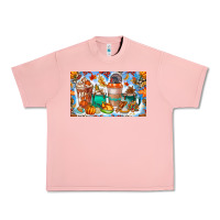 Salmon Thanksgiving Coffee Drink Kids Cup Urban Heavy Tee - CowhideDigitalArt