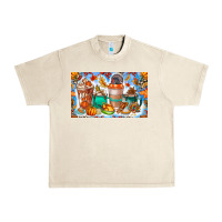 Sandshell Thanksgiving Coffee Drink Kids Cup Urban Heavy Tee - CowhideDigitalArt