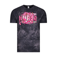 Cloud Black breast cancer nurse Vintage Tee - LillyAllenDesigns
