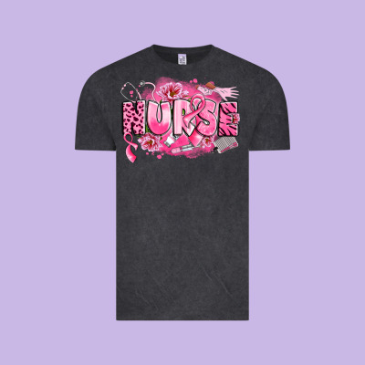 Breast Cancer Nurse Vintage Tee Designed By Lillyallendesigns