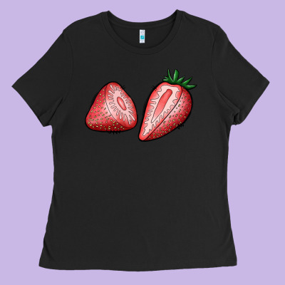 Strawberries Ladies Tee Designed By Bundleandbundleshop