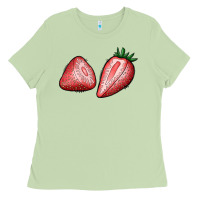 Matcha strawberries Ladies Tee - BundleAndBundleShop