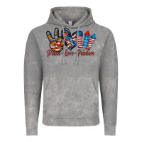 Cloud Rock peace love freedom Vintage Hoodie - RacoonDesign