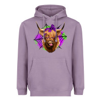 Halloween Highland Cow Heavyweight Hoodie | Teevron