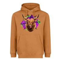 Meerkat halloween highland cow Heavyweight Hoodie - Jasminsmagicworld