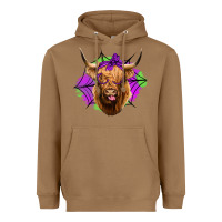 Toasted Coconut halloween highland cow Heavyweight Hoodie - Jasminsmagicworld