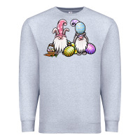 Heather Grey easter gnomes Premium Sweatshirt - Jasminsmagicworld