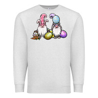 Oatmeal Heather easter gnomes Premium Sweatshirt - Jasminsmagicworld