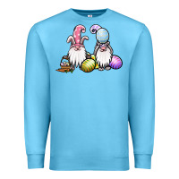 Ocean Blue easter gnomes Premium Sweatshirt - Jasminsmagicworld