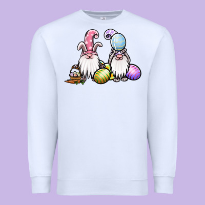 Easter Gnomes Premium Sweatshirt Designed By Jasminsmagicworld