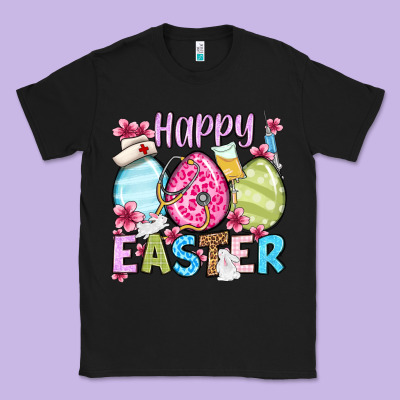 Happy Easter Eggs Classic Tee Designed By Oliviacreatesart