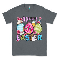 Charcoal Heather Happy Easter eggs Classic Tee - OliviaCreatesArt