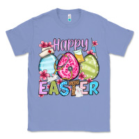 Colony Blue Happy Easter eggs Classic Tee - OliviaCreatesArt