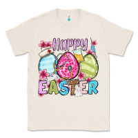 Natural Happy Easter eggs Classic Tee - OliviaCreatesArt